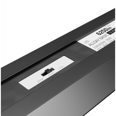 ALLDAY BASIC 50W CCT 230V IP20 1503x42x37mm CZARNY 5 LAT GW. (SLI047303CCT_PW)